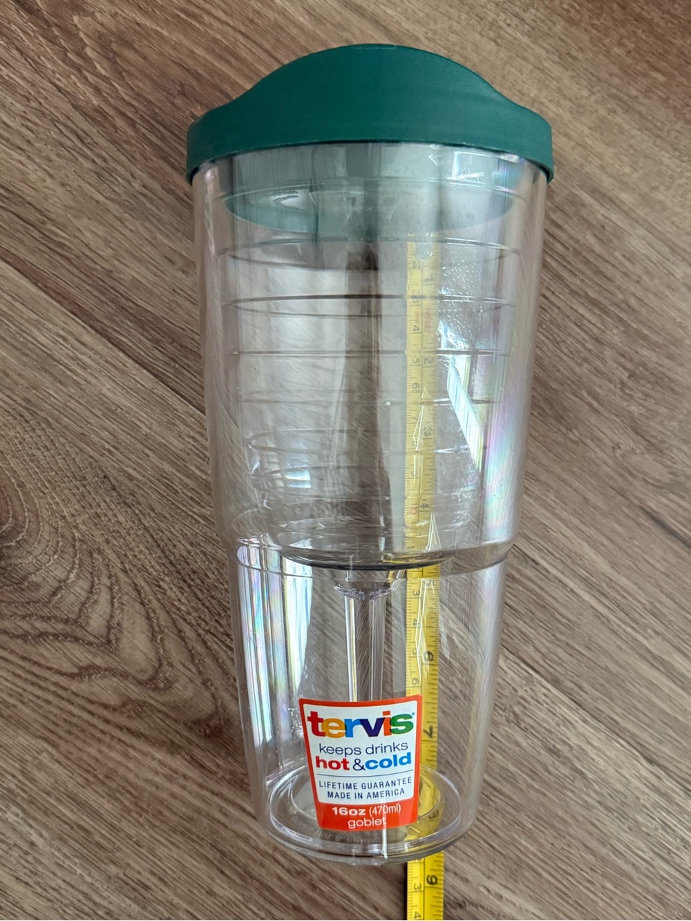 NWT Tervis Travel Wine Goblet Tumbler 16 Oz. Made In USA Dishwasher Safe